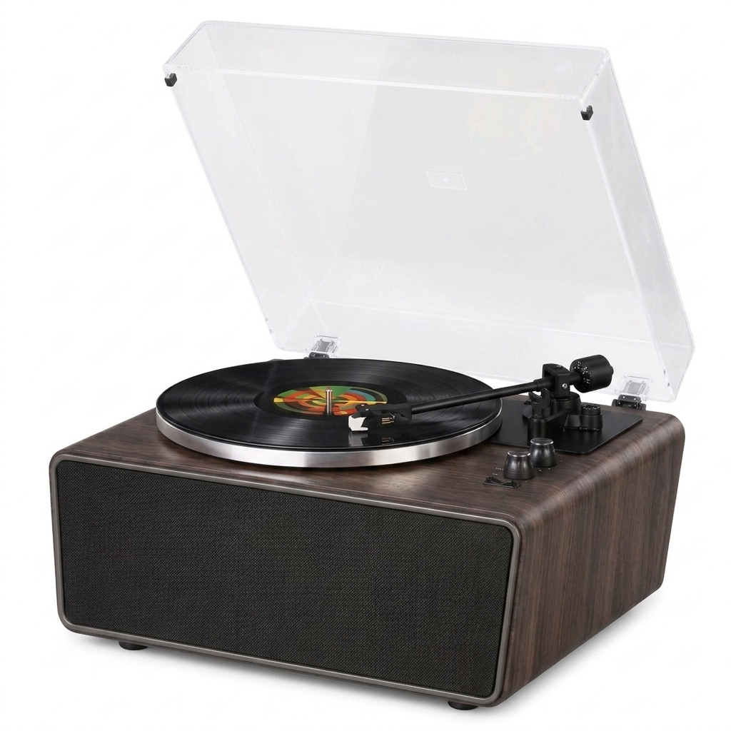 Platine Vinyle XJ-Home XJ-H01 - Noyer